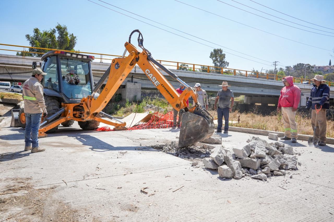 TLAXCALA Y SAN JUAN TOTOLAC SUMAN ESFUERZOS PARA SOLUCIONAR PROBLEMAS DE DRENAJE EN LA ZONA DE “EL TRÉBOL”