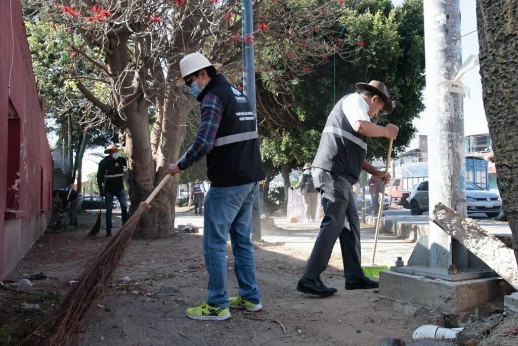 ALCALDE ALFONSO SÁNCHEZ GARCÍA ENCABEZA MACROFAENA EN ACUITLAPILCO PARA CONTINUAR CON EL RESCATE DE LA CIUDAD