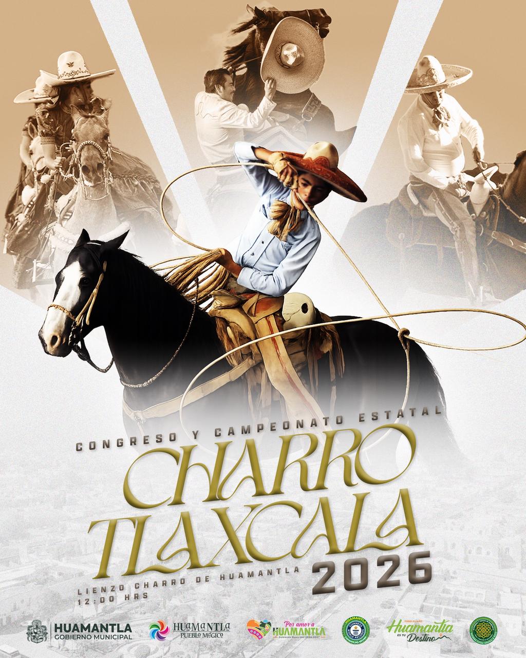 HUAMANTLA VIVIRÁ LA EMOCIÓN DEL CONGRESO Y CAMPEONATO ESTATAL CHARRO 2026
