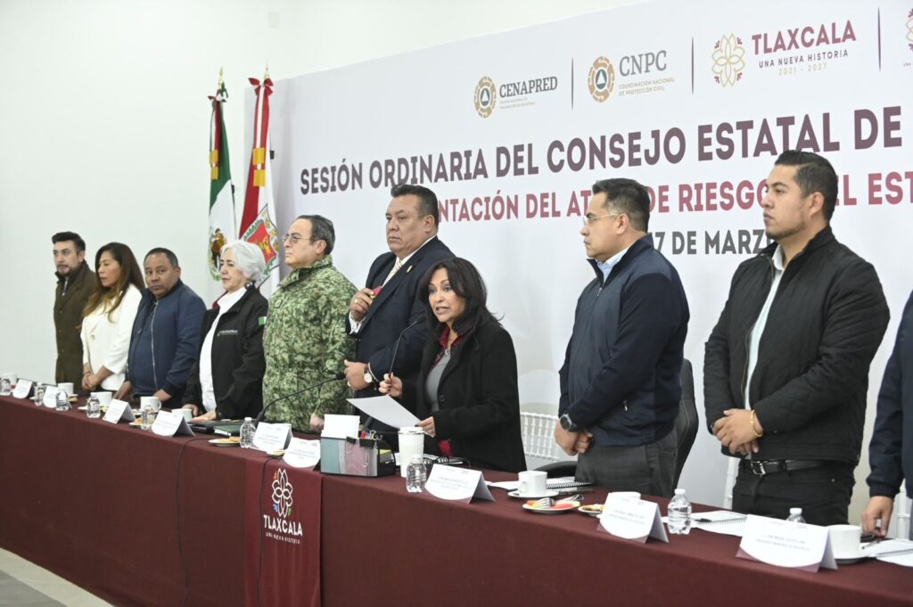 SALVADOR SANTOS CEDILO PARTICIPA EN SESIÓN ORDINARIA DEL CONSEJO ESTATAL DE PROTECCIÓN CIVIL 2026