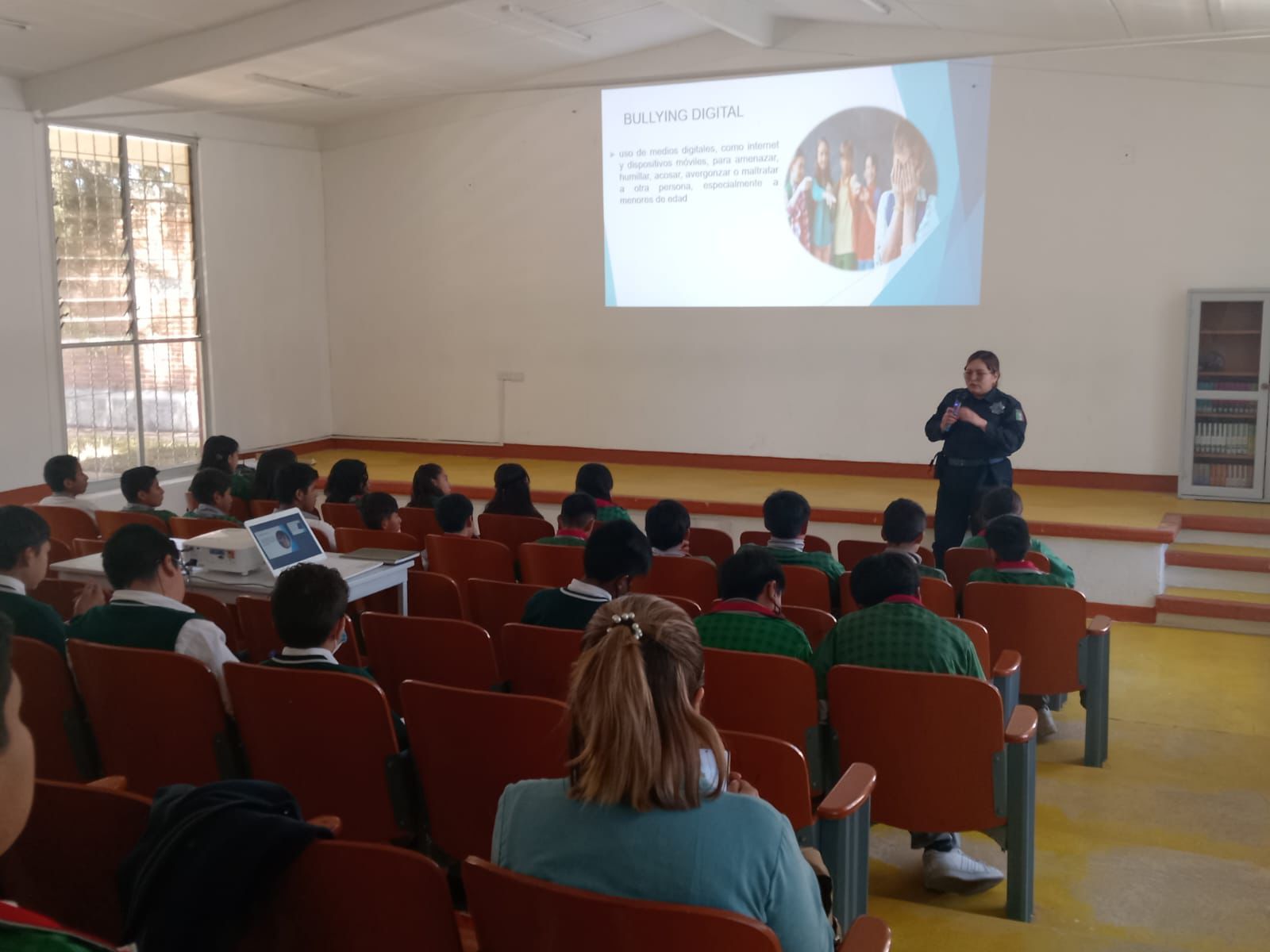 REFUERZA HUAMANTLA LA PREVENCIÓN DEL DELITO CON ACCIONES EN ESCUELAS DEL MUNICIPIO