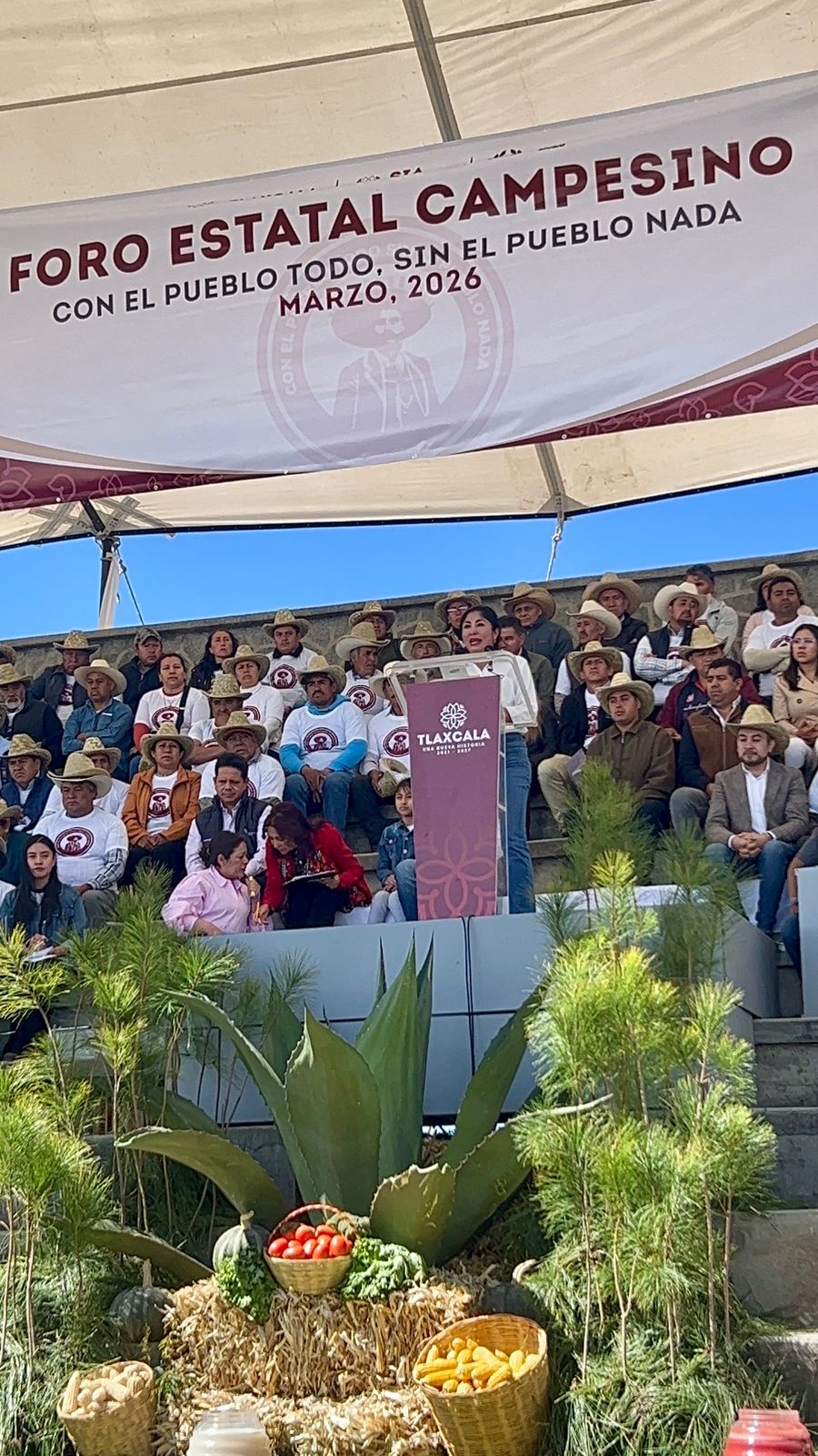 “EL CAMPO ES AMOR Y RAÍZ DE TLAXCALA”: GISELA LUCERO ALZA LA VOZ POR LAS Y LOS CAMPESINOS