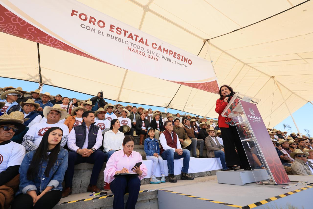 ANUNCIA GOBERNADORA NUEVE COMPROMISOS PARA FORTALECER AL CAMPO TLAXCALTECA