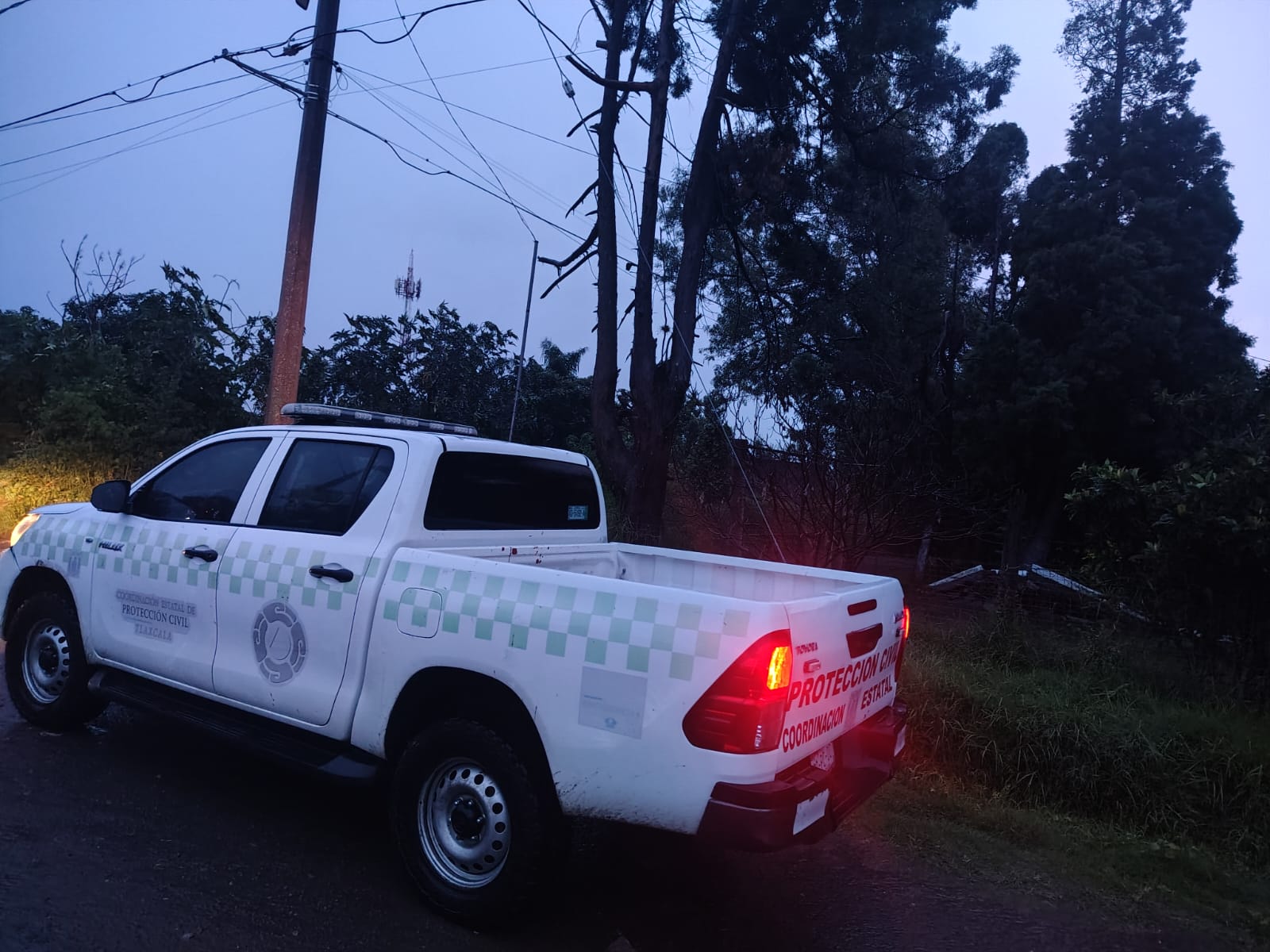 PROTECCIÓN CIVIL ESTATAL MANTIENE MONITOREO ANTE PRONÓSTICO DE LLUVIAS EN TLAXCALA