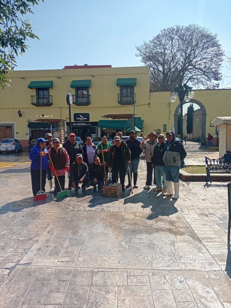 BRIGADAS DE SERVICIOS MUNICIPALES Y CAPAMH ALISTAN HUAMANTLA PARA SEMANA SANTA