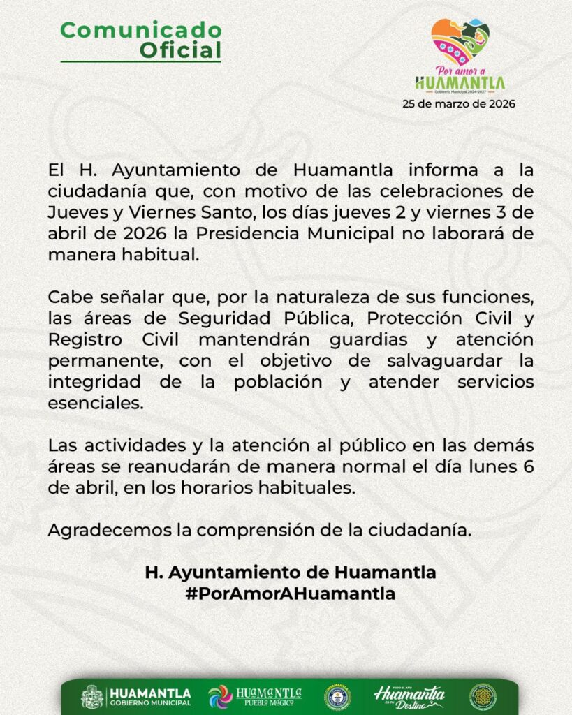 COMUNICADO