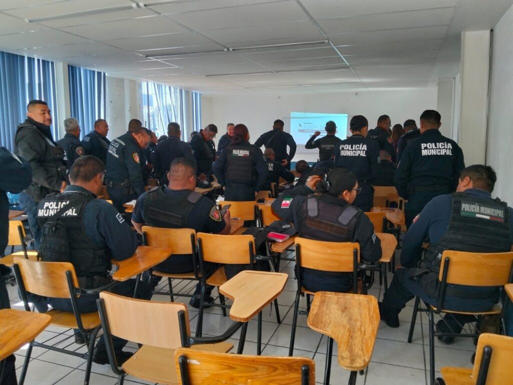 Fortalece Gobierno de Huamantla capacitación en Derechos Humanos para personal de Seguridad Pública