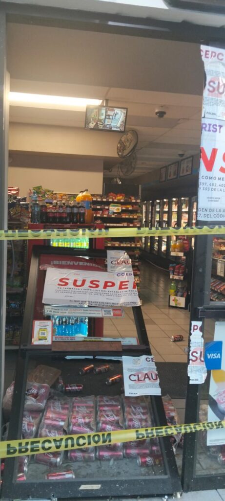 Detienen a masculino por presunto robo en establecimiento comercial en Huamantla