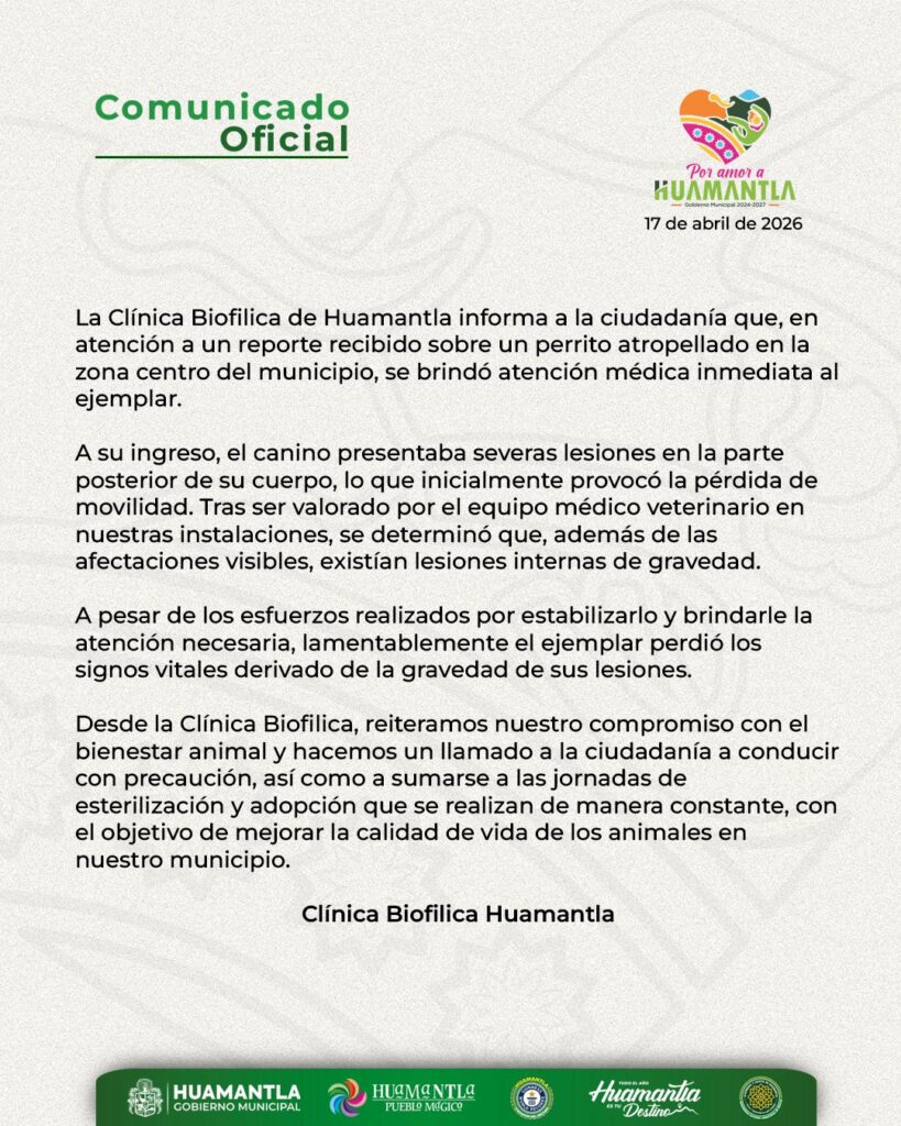 Boletín Informativo – Clínica Biofilica Huamantla