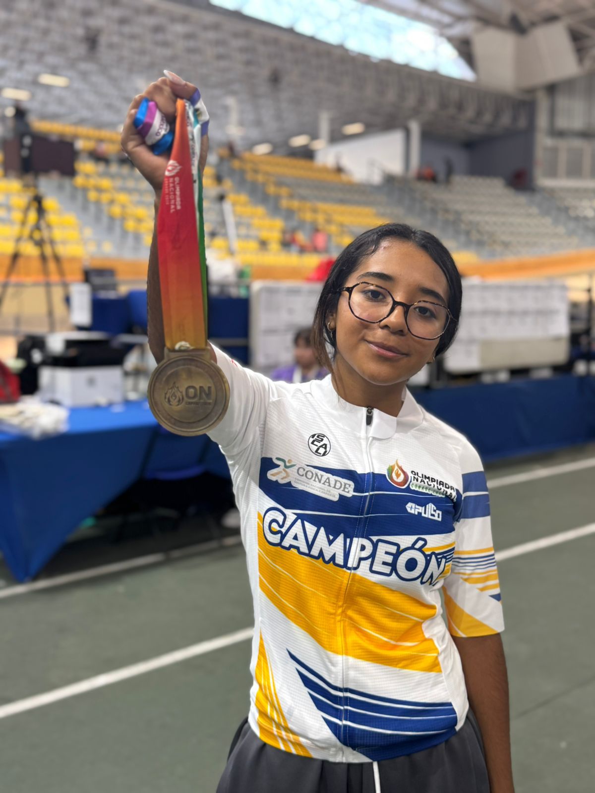 GANA DOMINIQUE SÁNCHEZ MEDALLA DE ORO PARA TLAXCALA EN CICLISMO DE PISTA