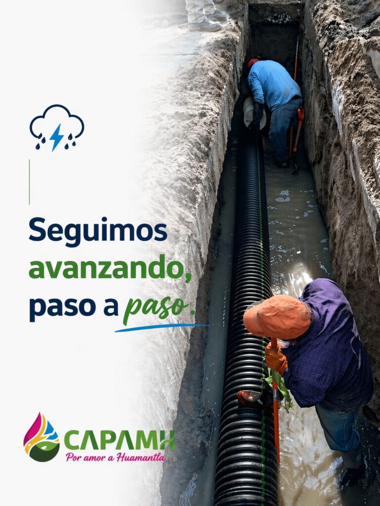 CAPAMH MANTIENE LABORES PERMANENTES PARA MEJORAR EL SERVICIO EN HUAMANTLA