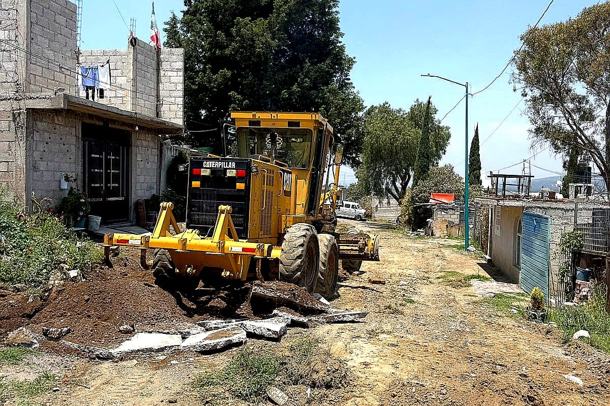 GOBIERNO DE ALFONSO SÁNCHEZ GARCÍA MEJORA VIALIDADES EN LA LOMA XICOHTÉNCATL