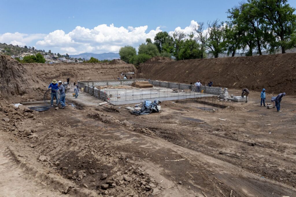 Huamantla fortalece infraestructura hidráulica con construcción de planta de tratamiento en comunidades de Tecoac