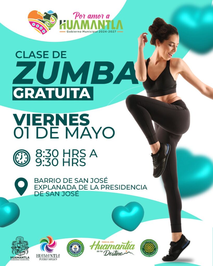 ¡ESTE VIERNES ES DE ACTIVARSE CON ENERGÍA Y MUCHO RITMO EN EL BARRIO DE SAN JOSÉ HUAMANTLA! 💃🕺