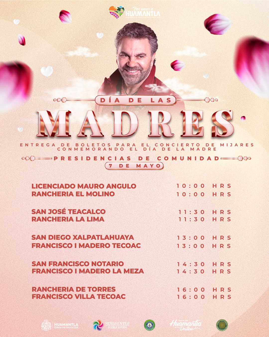 HUAMANTLA CONTINÚA CON ENTREGA DE BOLETOS PARA EL CONCIERTO DE MIJARES EN CELEBRACIÓN DEL DÍA DE LAS MADRES