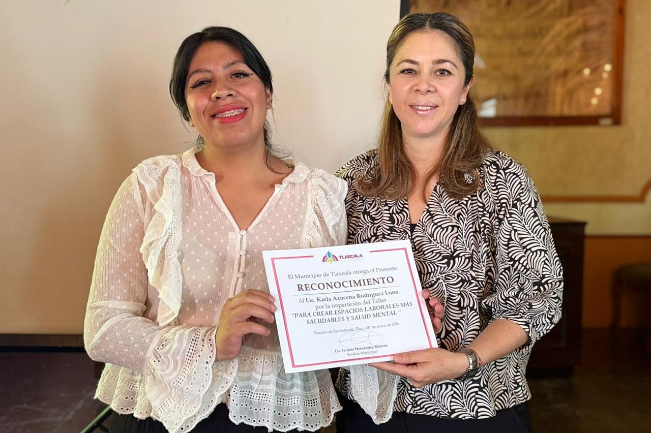 AYUNTAMIENTO DE TLAXCALA PRIORIZA LA SALUD MENTAL DE SERVIDORES PÚBLICOS CON TALLER ESPECIALIZADO