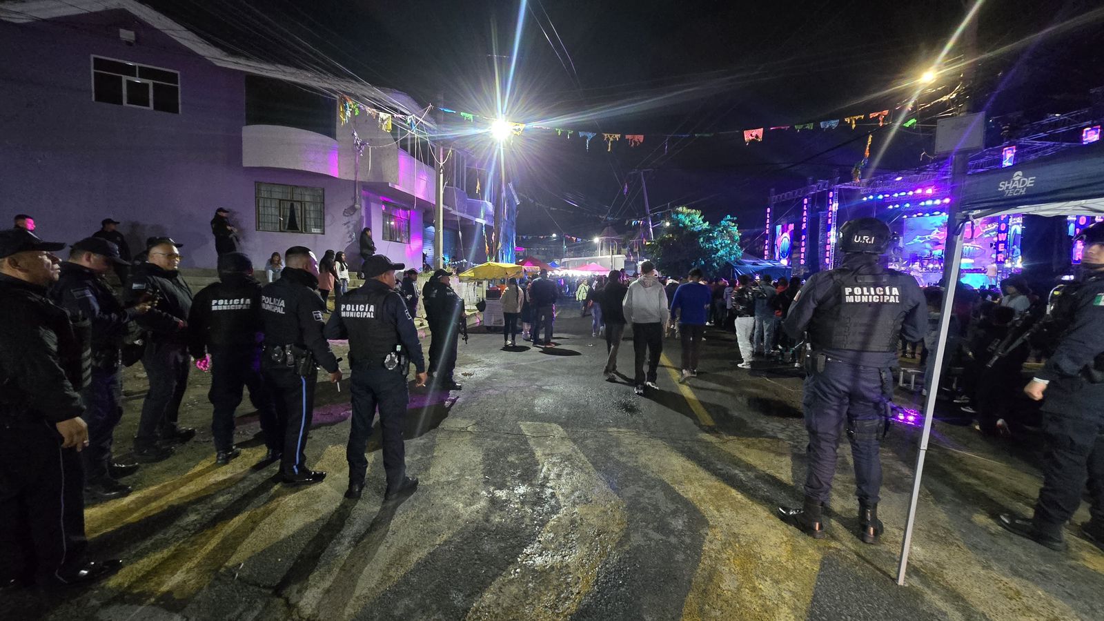 CON PRESENCIA Y TRABAJO COORDINADO SE MANTIENE LA PAZ Y EL ORDEN EN BAILES POPULARES