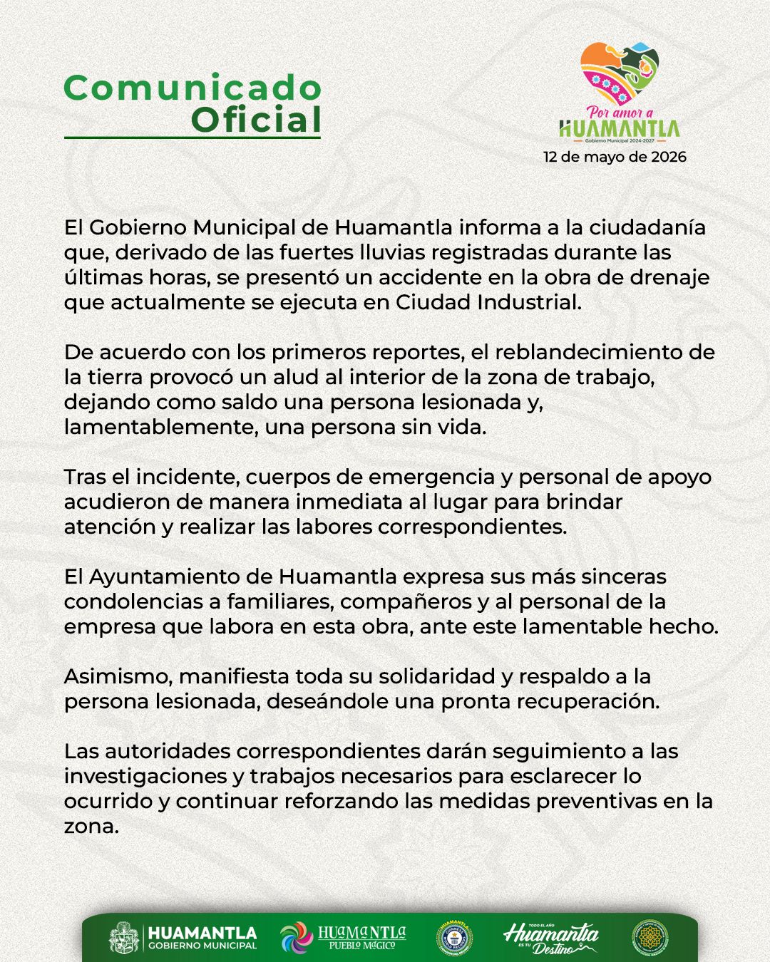 COMUNICADO