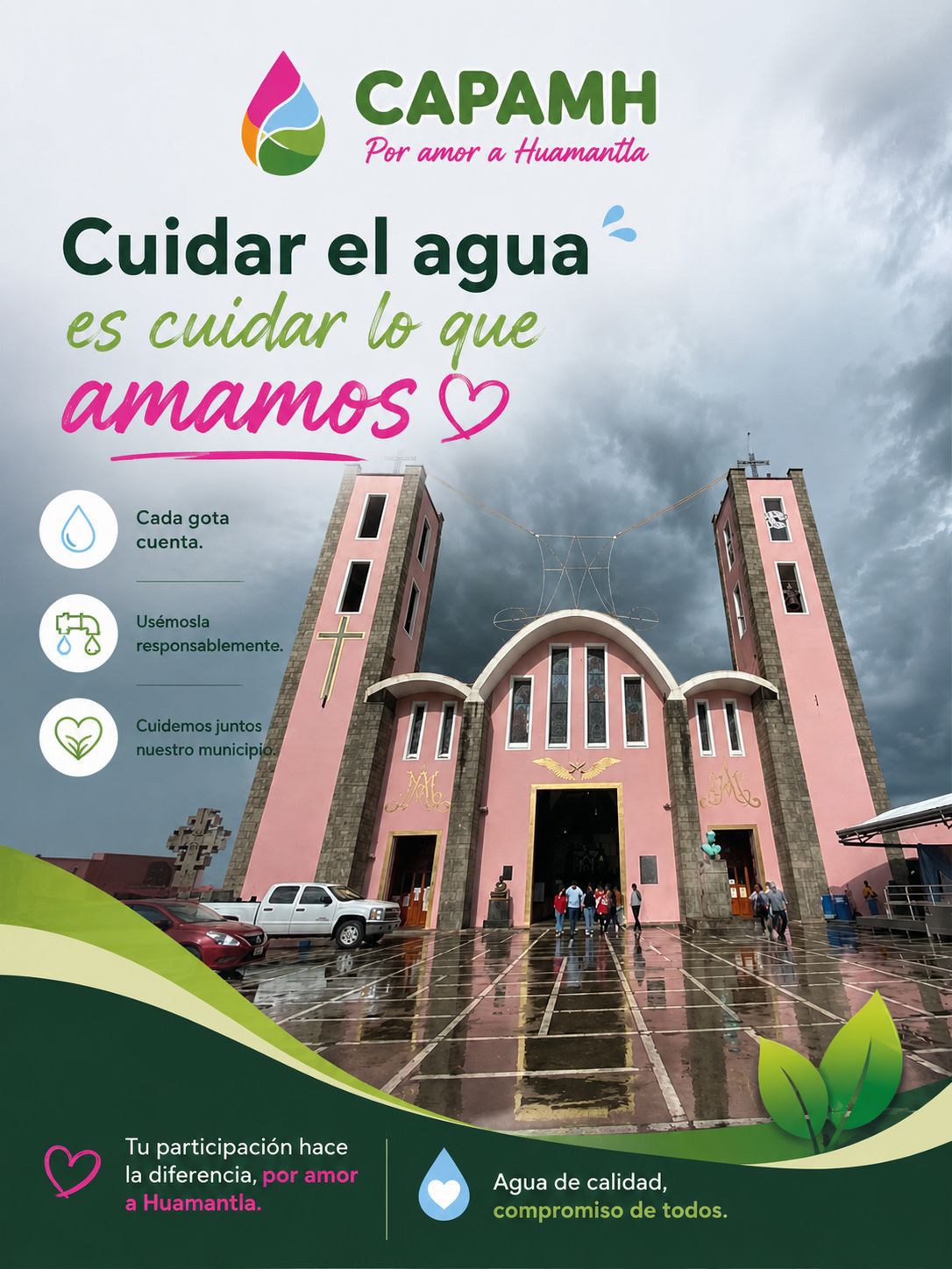 HUAMANTLA LUCE DIFERENTE DESPUÉS DE LA LLUVIA.