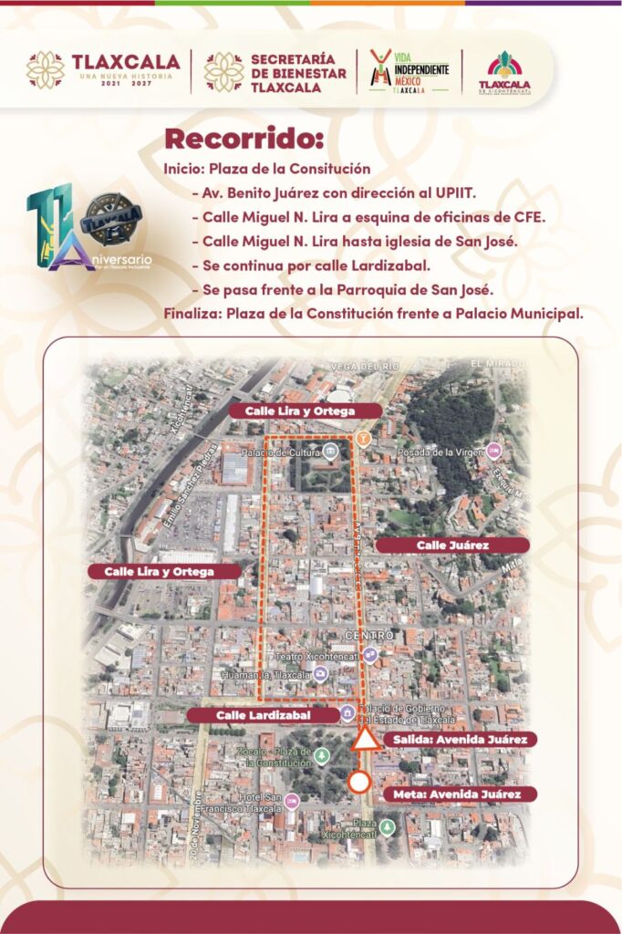 GOBIERNO MUNICIPAL DE TLAXCALA DESPLEGARÁ OPERATIVO DE SEGURIDAD POR RODADA “VIDA INDEPENDIENTE MÉXICO TLAXCALA”