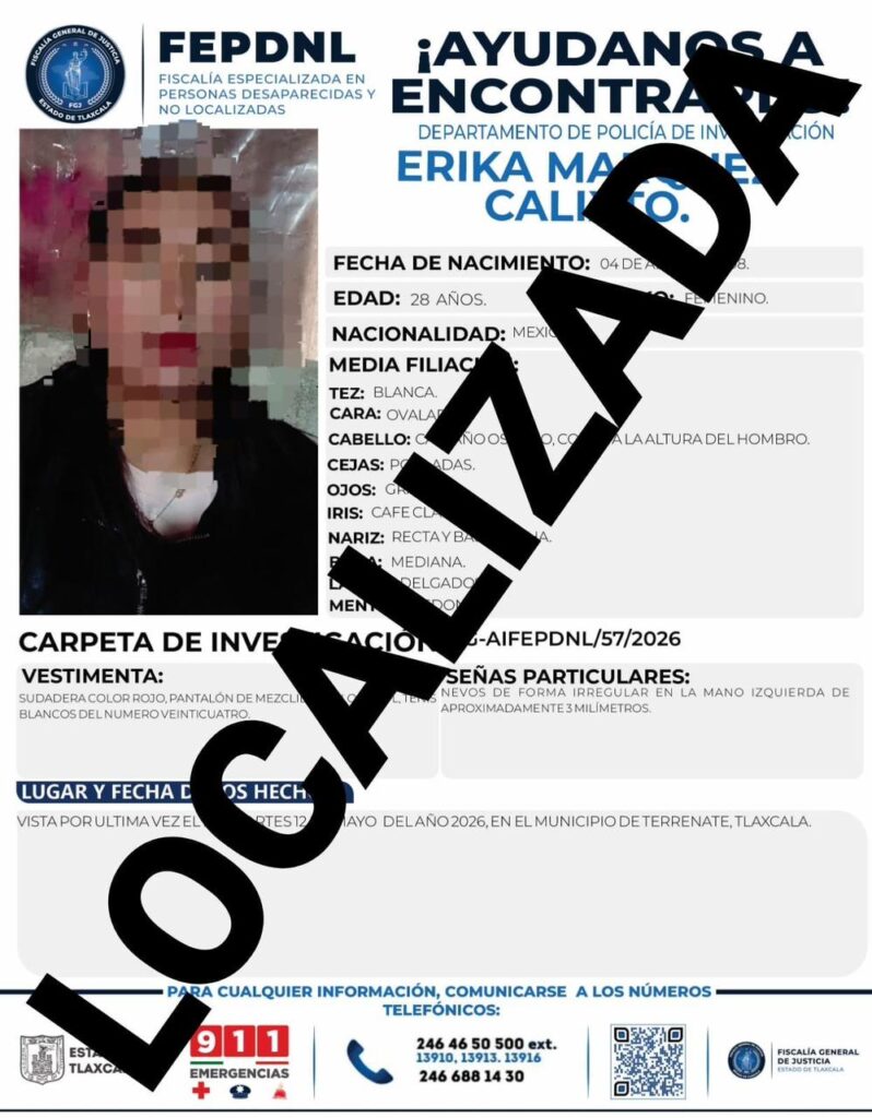 ¡APARECEN CON VIDA! LOCALIZAN A LAS TRES JÓVENES REPORTADAS COMO DESAPARECIDAS EN TLAXCALA; FGJE CONFIRMA SU HALLAZGO SANO Y SALVO