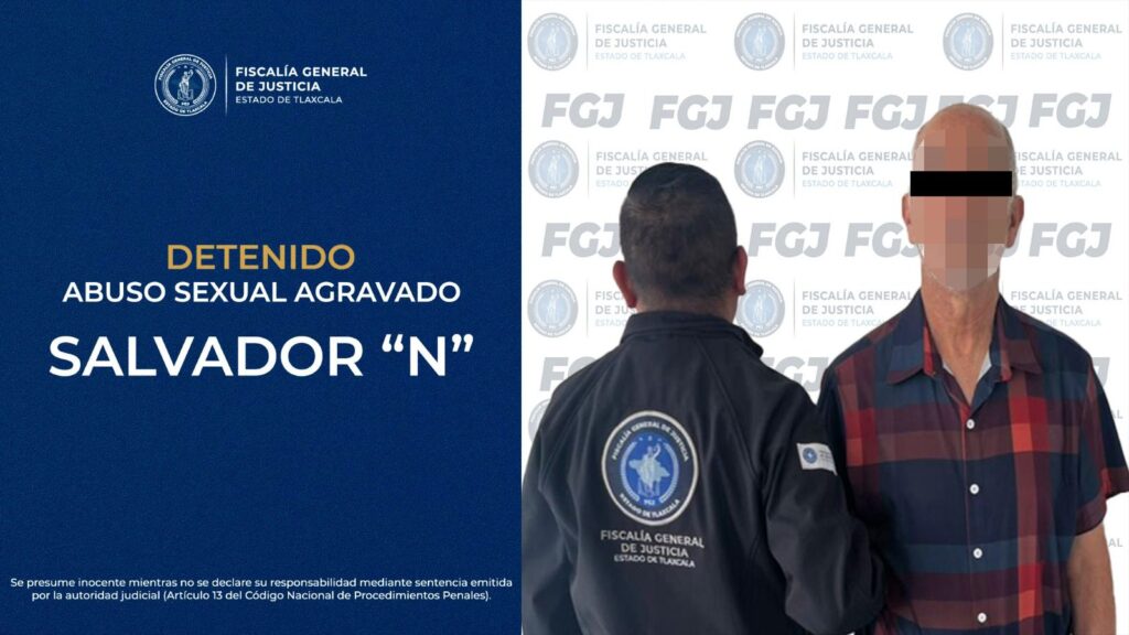 POLICÍA DE INVESTIGACIÓN APREHENDE A HOMBRE POR ABUSO SEXUAL AGRAVADO: FGJE