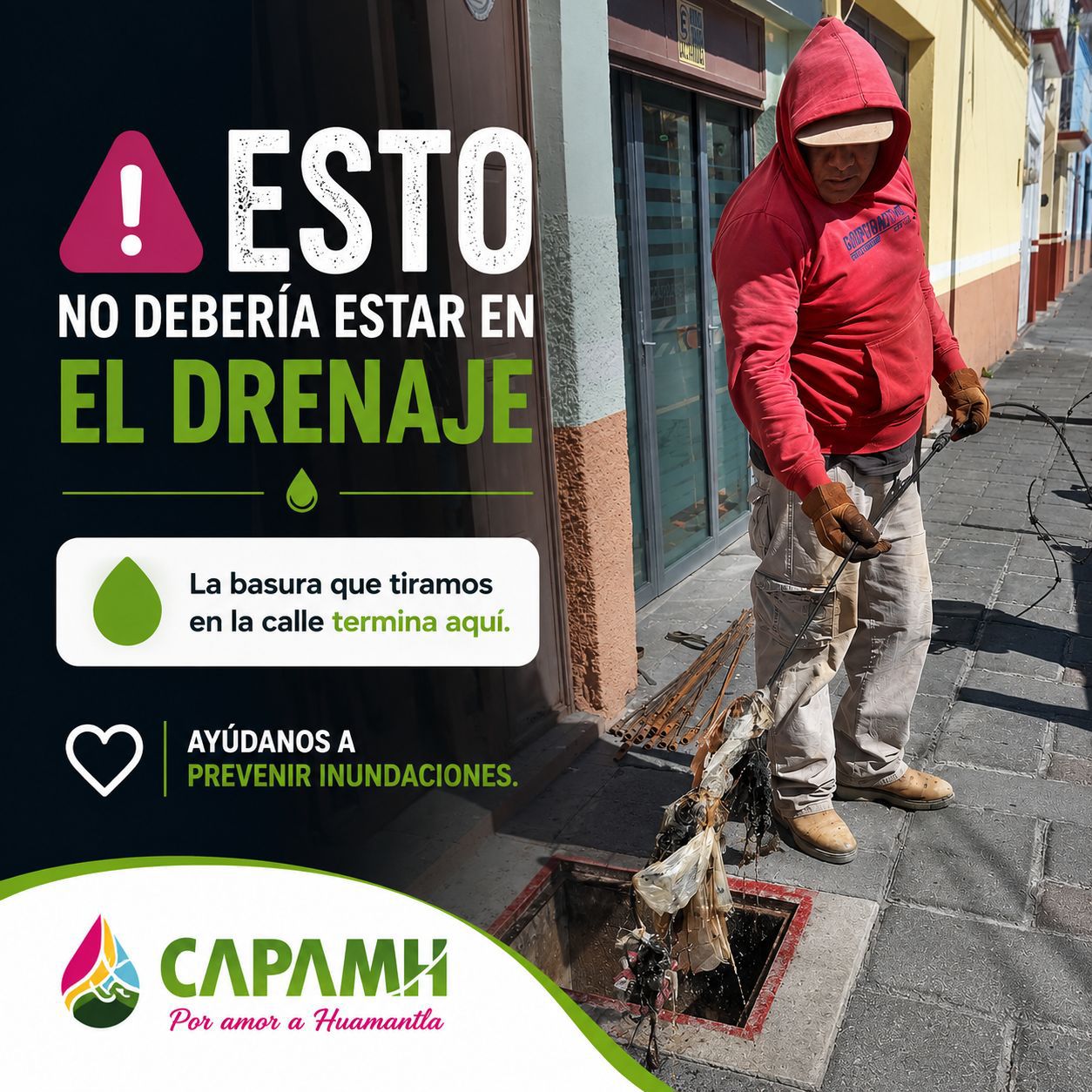 CUIDADO CON LA BASURA