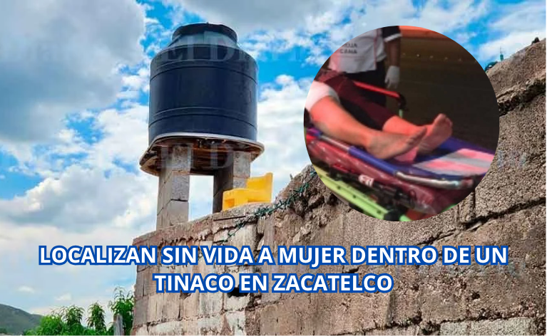 LOCALIZAN SIN VIDA A ADULTA MAYOR DENTRO DE UN TINACO EN ZACATELCO