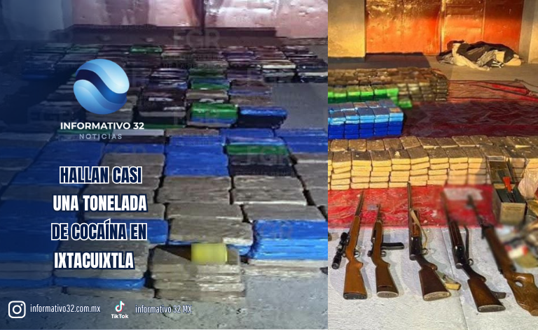ASEGURAN RANCHO EN TLAXCALA TRAS HALLAZGO DE DROGA Y ARMAMENTO