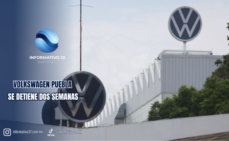 VOLKSWAGEN DETENDRÁ SU PRODUCCIÓN EN PUEBLA DURANTE DOS SEMANAS; MÁS DE 7 MIL TRABAJADORES SERÁN AFECTADOS