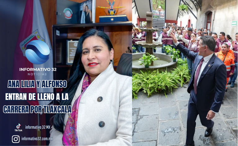¡ARRANCA LA CARRERA POR TLAXCALA! ANA LILIA Y ALFONSO DEJAN SUS CARGOS PARA BUSCAR LA CANDIDATURA DE MORENA
