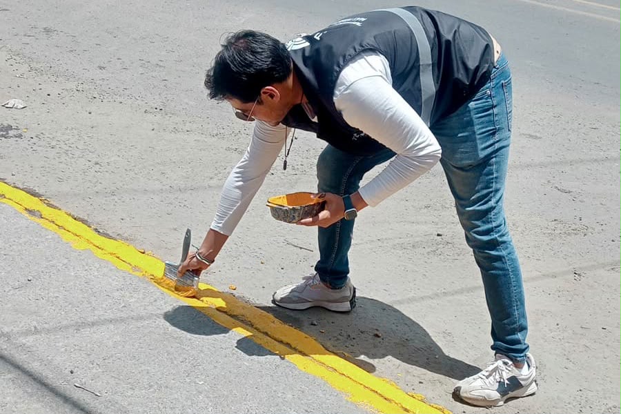 ACUITLAPILCO RENUEVA SU IMAGEN: CONCLUYEN TRABAJOS DE PINTURA EN GUARNICIONES