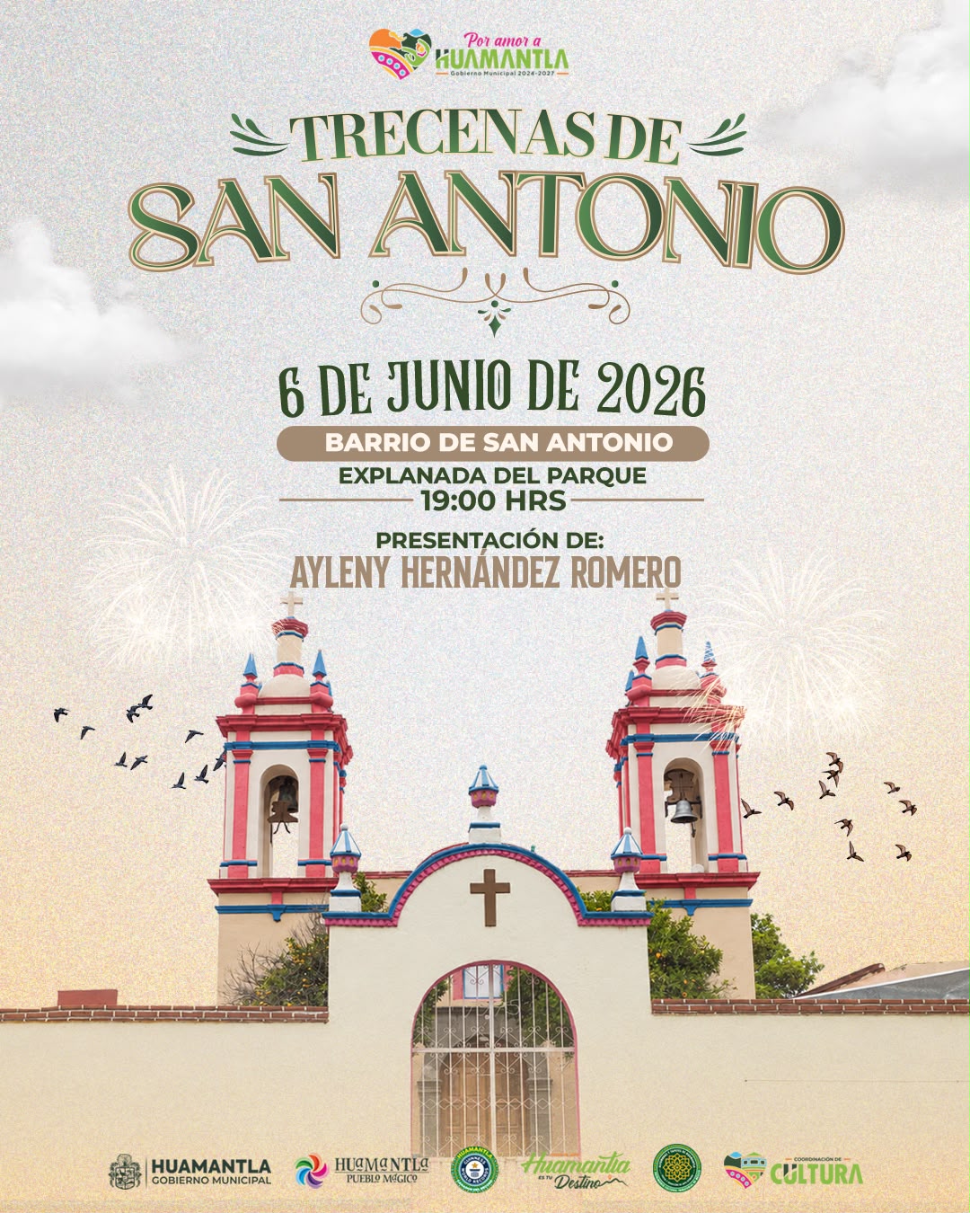 AYLENY HERNÁNDEZ ROMERO SE PRESENTARÁ ESTA NOCHE EN LAS TRADICIONALES TRECENAS DE SAN ANTONIO