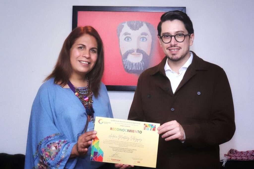 RECONOCEN LABOR DE ANTONIO MARTÍNEZ VELÁZQUEZ EN FAVOR DE LOS DERECHOS DE LA DIVERSIDAD SEXUAL EN TLAXCALA