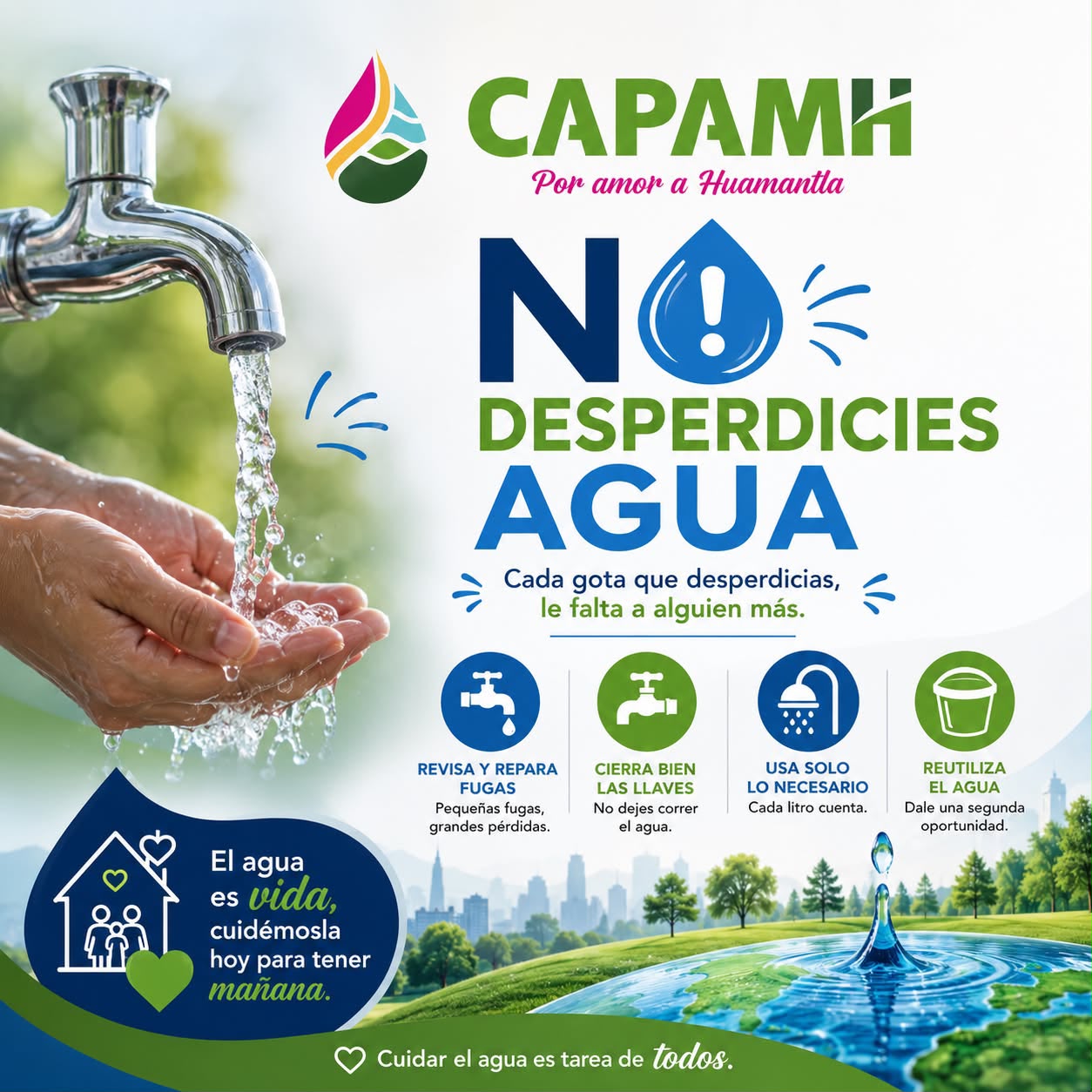 Cuidemos el agua entre todos