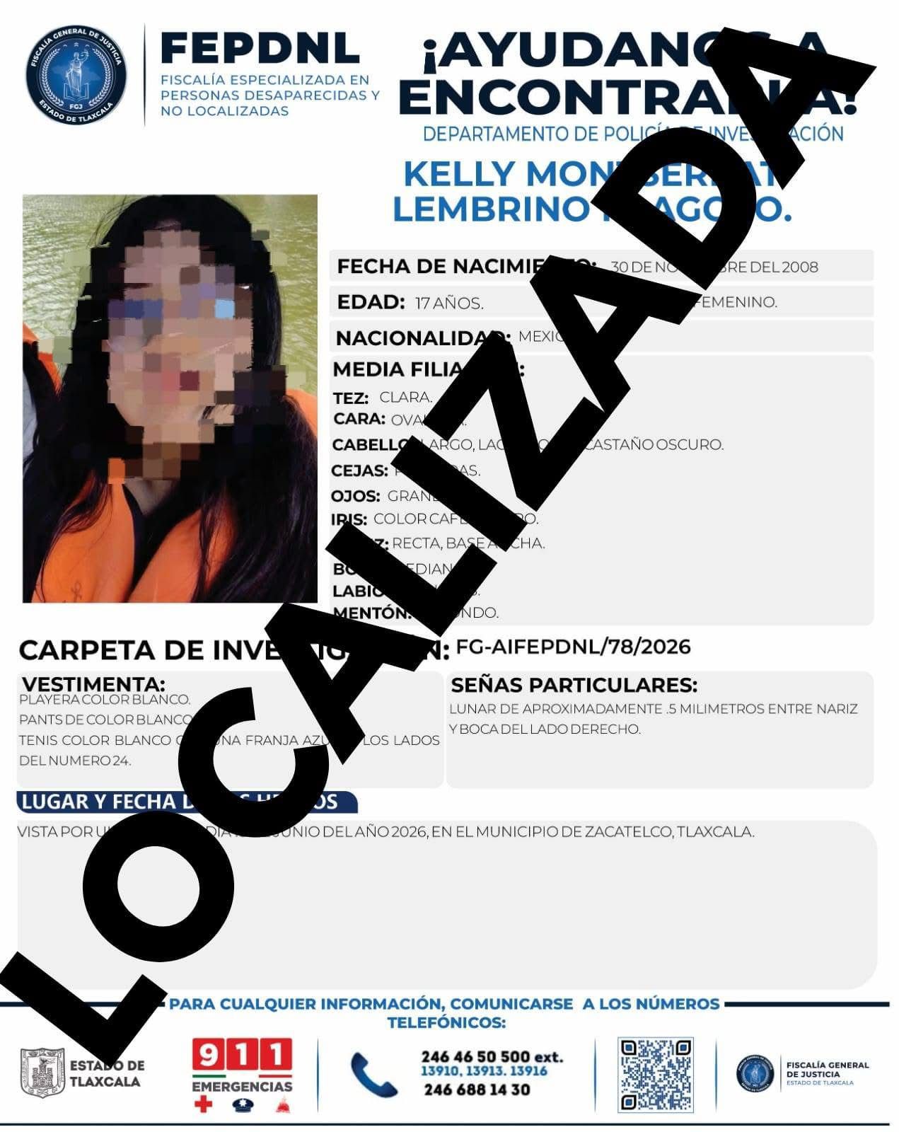 TERMINA LA ANGUSTIA: ENCUENTRAN A DOS MENORES DESAPARECIDAS EN TLAXCALA
