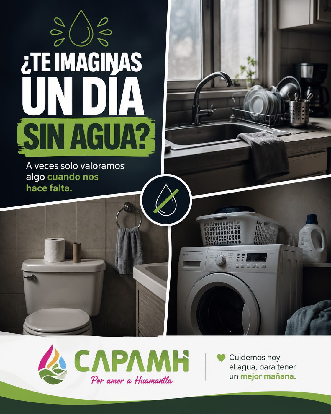 ¿Te imaginas un día sin agua?