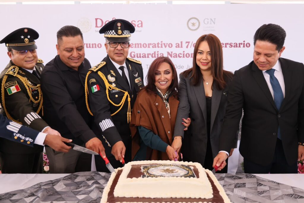 RECONOCE GOBERNADORA A LA GUARDIA NACIONAL EN SU SÉPTIMO ANIVERSARIO POR FORTALECER LA PAZ EN TLAXCALA