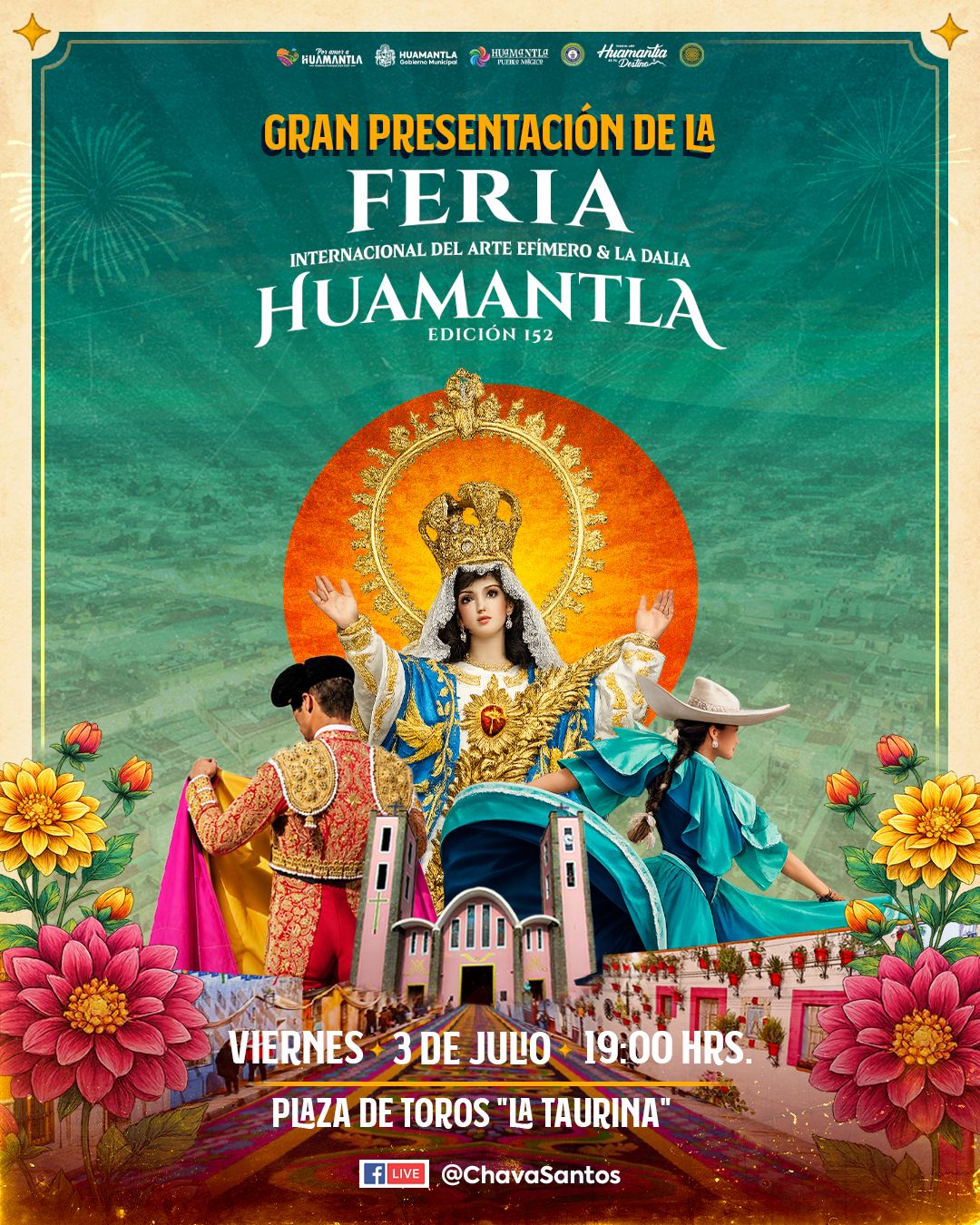 TODO LISTO PARA LA PRESENTACIÓN OFICIAL DE LA FERIA DE HUAMANTLA ESTE VIERNES
