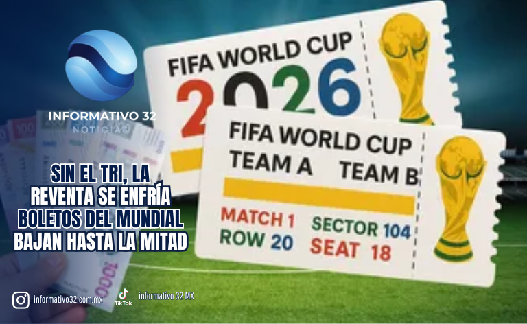 SIN EL TRI, LA REVENTA SE ENFRÍA; BOLETOS DEL MUNDIAL BAJAN HASTA LA MITAD DE SU PRECIO