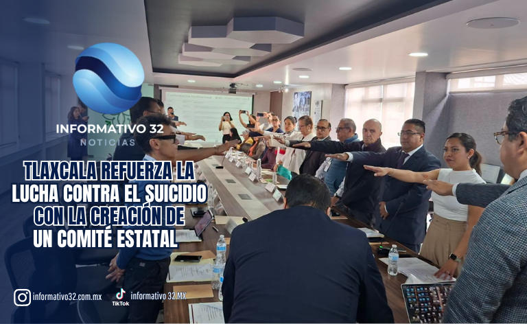 TLAXCALA REFUERZA LA LUCHA CONTRA EL SUICIDIO CON LA CREACIÓN DE UN COMITÉ ESTATAL