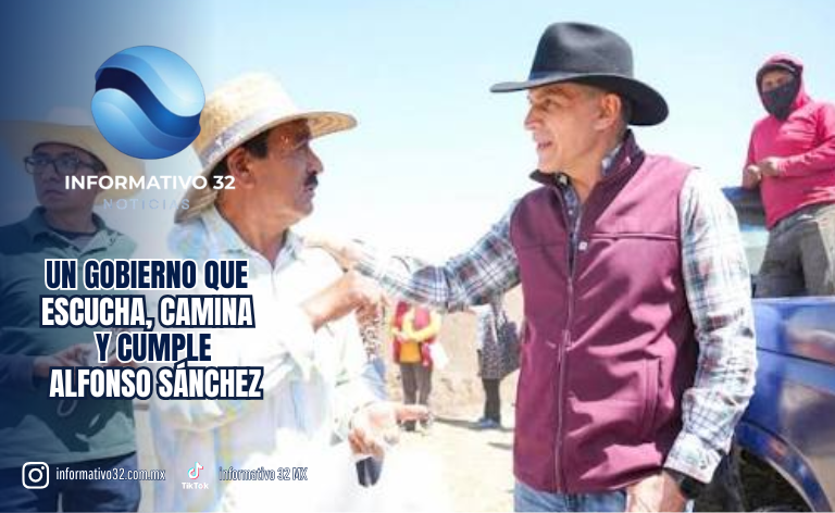 UN GOBIERNO QUE ESCUCHA, CAMINA Y CUMPLE: ALFONSO SÁNCHEZ