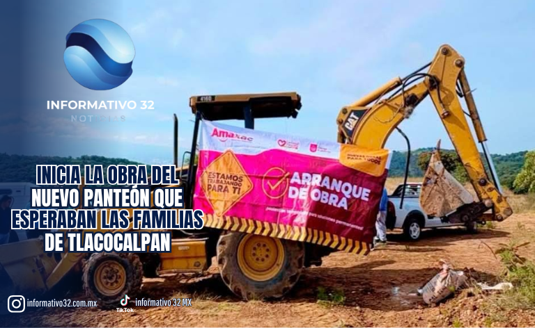 GOBIERNO DE AMAXAC APUESTA POR EL DESARROLLO COMUNITARIO CON LA CONSTRUCCIÓN DEL NUEVO PANTEÓN DE TLACOCALPAN