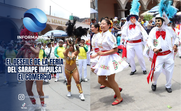 EL DESFILE DE LA FERIA DEL SARAPE IMPULSA EL COMERCIO Y CONCLUYE CON SALDO BLANCO EN CHIAUTEMPAN