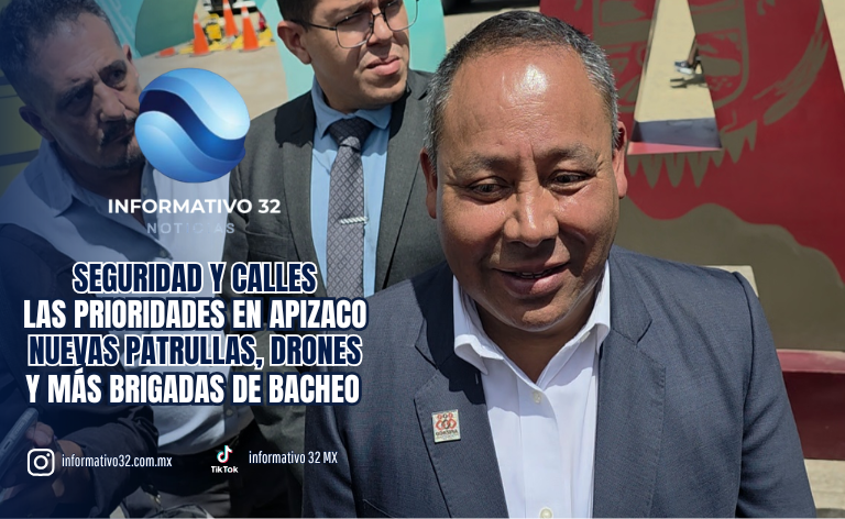 SEGURIDAD Y CALLES, LAS PRIORIDADES EN APIZACO; ANUNCIAN NUEVAS PATRULLAS, DRONES Y MÁS BRIGADAS DE BACHEO