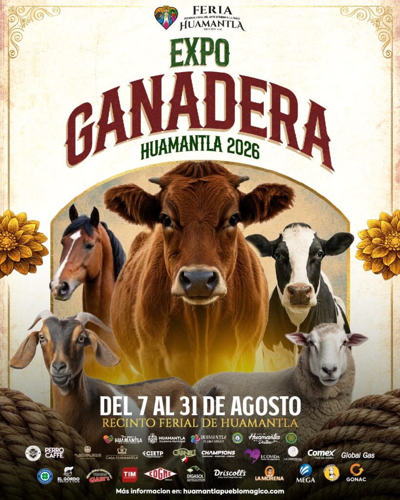 INVITA SALVADOR SANTOS A DISFRUTAR DE LA EXPO GANADERA HUAMANTLA 2026, ORGULLO DEL CAMPO Y LAS TRADICIONES