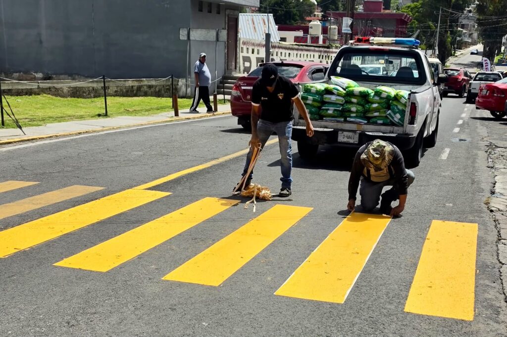 REFUERZAN LA SEGURIDAD VIAL EN TEPEHITEC CON ACCIONES DE #MÁSTERRITORIO
