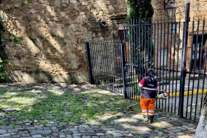 BRIGADAS #MÁSTERRITORIO EMBELLECEN EL CENTRO HISTÓRICO DE TLAXCALA