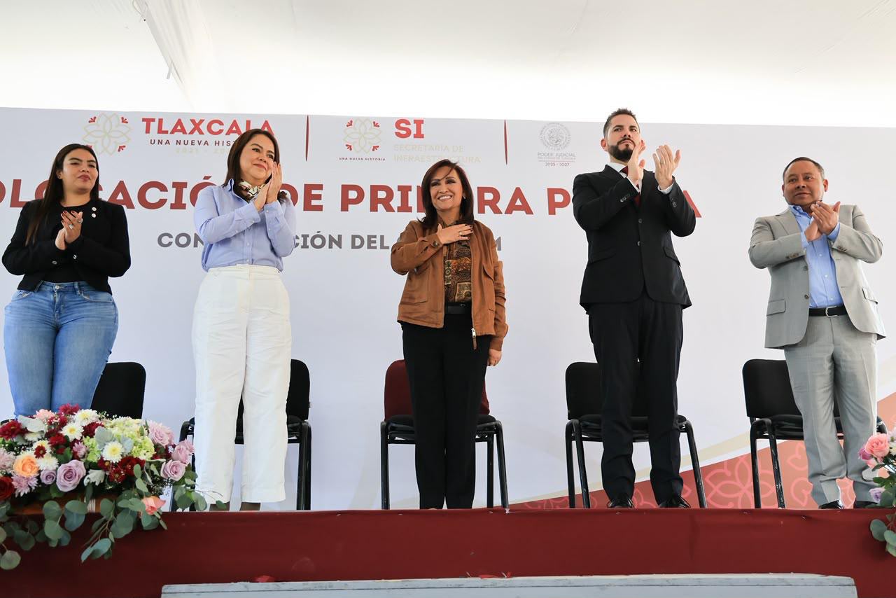 COLOCA GOBERNADORA PRIMERA PIEDRA DEL CECOFAM EN CIUDAD JUDICIAL