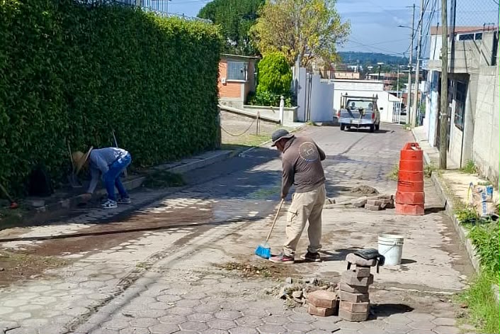 AVANZA LA REHABILITACIÓN DE PROLONGACIÓN TOPACIO PARA MEJORAR LA MOVILIDAD EN SAN GABRIEL CUAUHTLA